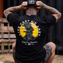 Load image into Gallery viewer, Live Fast. Die Last. Men's T-Shirt