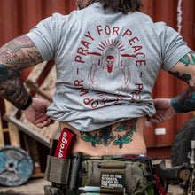 Load image into Gallery viewer, Pray For Peace. Prepare For War. Men's T-Shirt