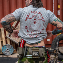 Load image into Gallery viewer, Pray For Peace. Prepare For War. Men's T-Shirt