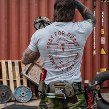Load image into Gallery viewer, Pray For Peace. Prepare For War. Men's T-Shirt