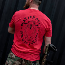 Load image into Gallery viewer, Pray For Peace. Prepare For War. Men's T-Shirt