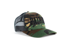 Load image into Gallery viewer, Patriot Hat - Camo Black Mesh