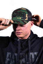 Load image into Gallery viewer, Patriot Hat - Camo Black Mesh