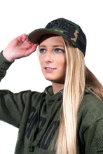 Load image into Gallery viewer, Patriot Hat - Camo Black Mesh