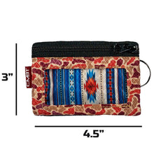 Load image into Gallery viewer, Double Zip Pocket Ripstop Wallet