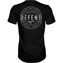 Load image into Gallery viewer, DEFEND AGAINST ALL ENEMIES MEN'S T-SHIRT