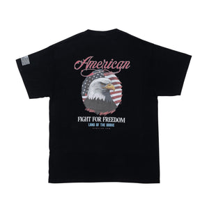 Fight for Freedom Graphic Tee-black