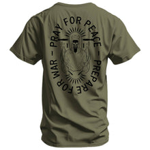 Load image into Gallery viewer, Pray For Peace. Prepare For War. Men's T-Shirt