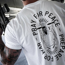 Load image into Gallery viewer, Pray For Peace. Prepare For War. Men's T-Shirt
