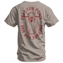 Load image into Gallery viewer, Pray For Peace. Prepare For War. Men's T-Shirt