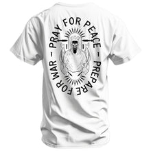 Load image into Gallery viewer, Pray For Peace. Prepare For War. Men's T-Shirt