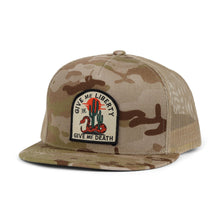 Load image into Gallery viewer, Liberty or Death Brown Camo Hat | The Brave Ones