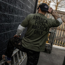 Load image into Gallery viewer, America First. American Only. Men's T-Shirt