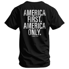 Load image into Gallery viewer, America First. American Only. Men's T-Shirt