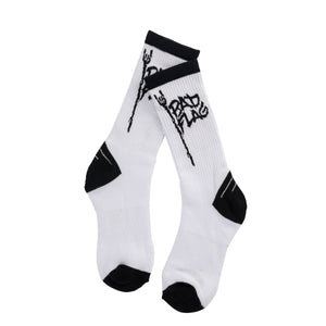 White Badflag Socks