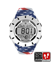 Load image into Gallery viewer, Coliseum Fit™ Forum - Patriot Edition (White/Black) Watch