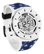 Load image into Gallery viewer, Coliseum Fit™ Forum - Patriot Edition (White/Black) Watch