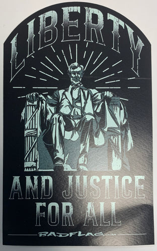 Liberty And Justice For All Vinyl Decal