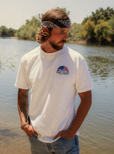 Load image into Gallery viewer, Born &amp; Raised 'Merica T-Shirt - White | The Brave Ones