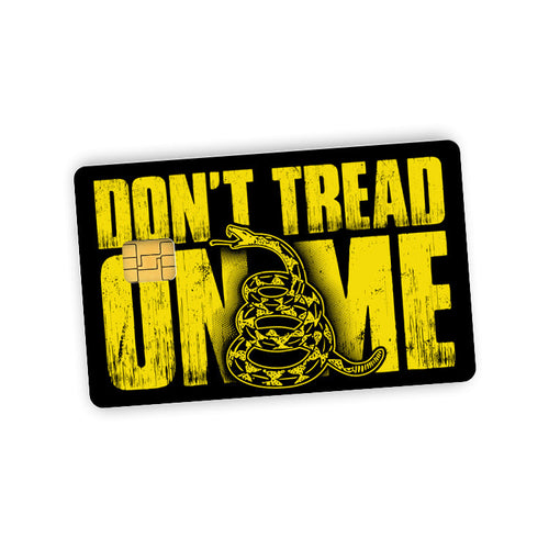 Don't Tread On Me Credit Card Skin Decal