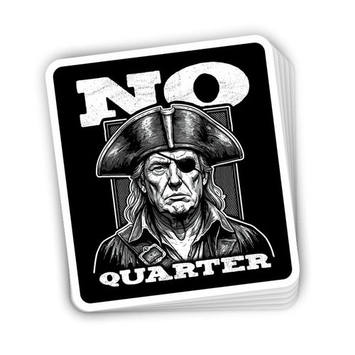 No Quarter Trump Decal