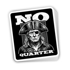 No Quarter Trump Decal