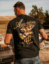 Load image into Gallery viewer, Love It or Leave It Camo T-Shirt – Black | The Brave Ones