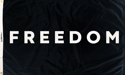 (PRE ORDER) Freedom Flag-Black