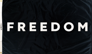 (PRE ORDER) Freedom Flag-Black