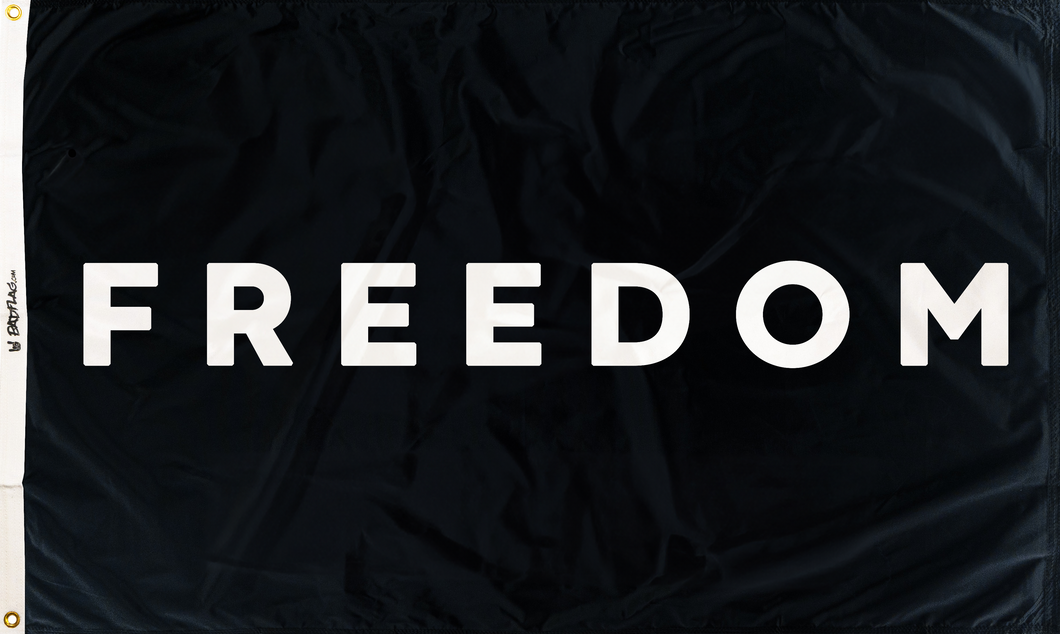 (PRE ORDER) Freedom Flag-Black