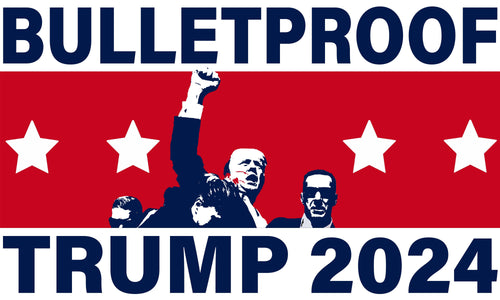 Bulletproof Trump 2024 Flag