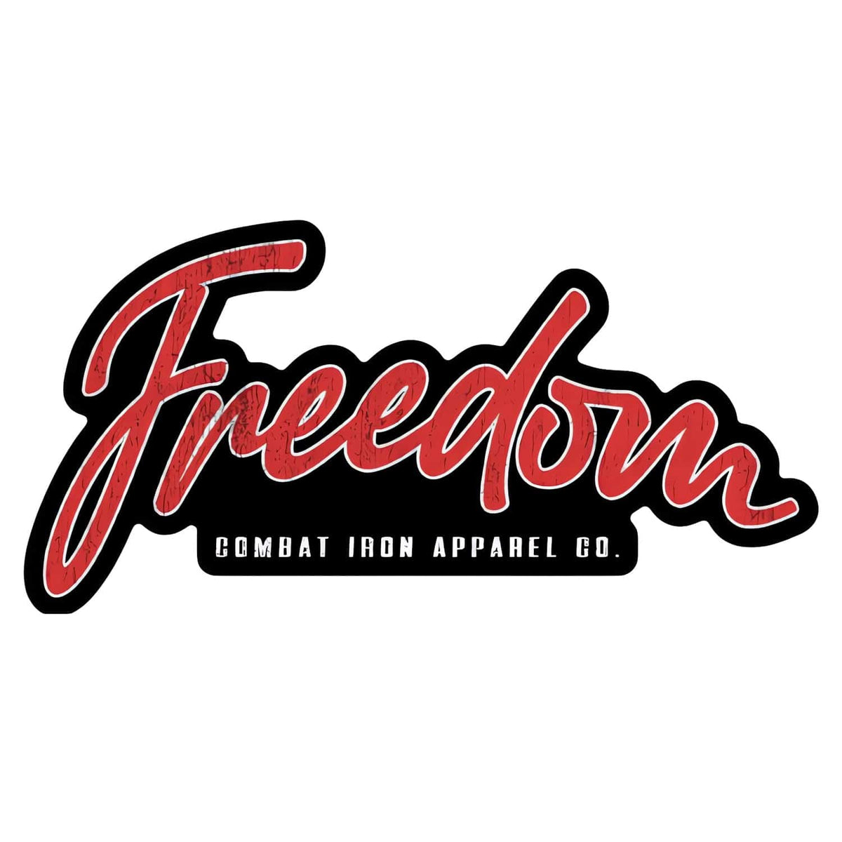 Freedom Script Decal Sticker – Bad Flag Store