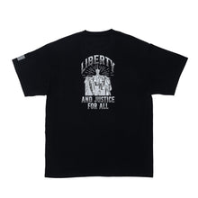 Load image into Gallery viewer, Liberty and Justice Graphic Tee-black