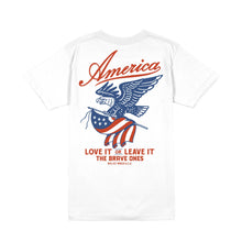 Load image into Gallery viewer, Love It or Leave It T-Shirt - White | The Brave Ones