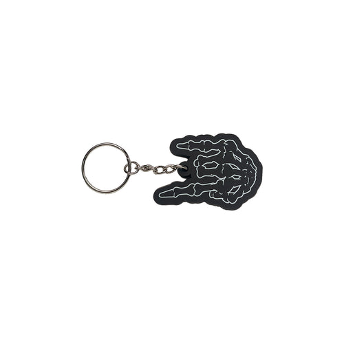 Skeleton Hand Badflag Keychain