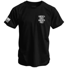 Load image into Gallery viewer, America First. American Only. Men's T-Shirt