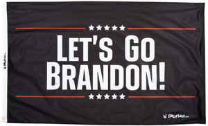 Black Let's Go Brandon Flag