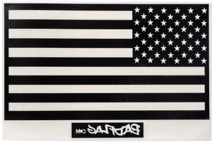 Black American Flag Vinyl Decal (Left and Right sides)