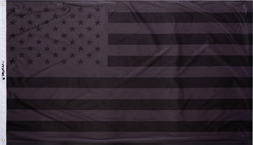 Blacked Out American Flag