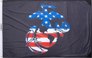 US Marine Corp Black Flag