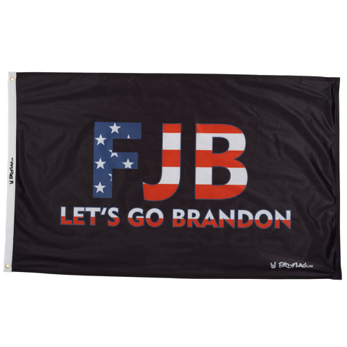 Black Let's Go Brandon FJB Flag
